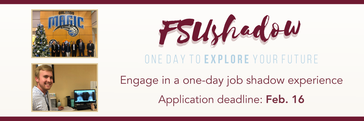 Participate in FSUshadow's Spring Break 2022 session | University